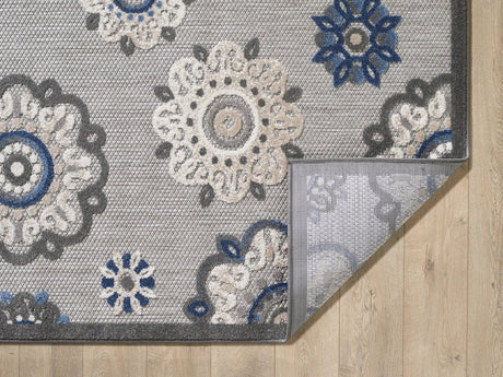 KAS Calla 6932 Suzani Grey Rug.