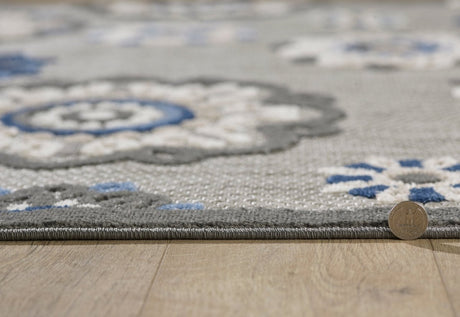 KAS Calla 6932 Suzani Grey Rug.