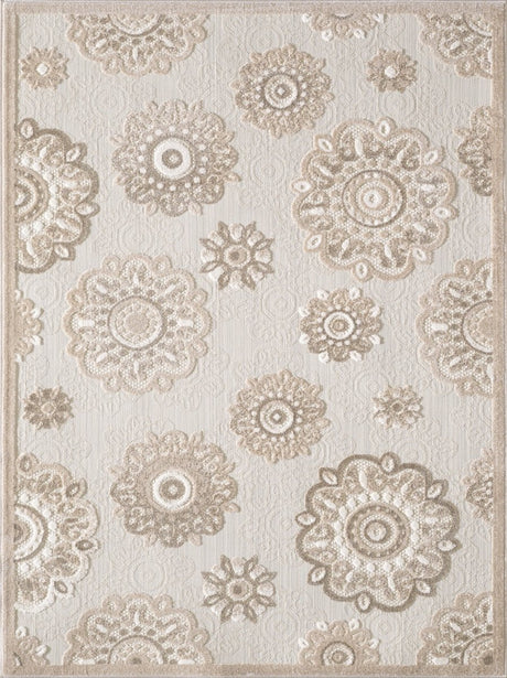KAS Calla 6933 Suzani Taupe Rug.