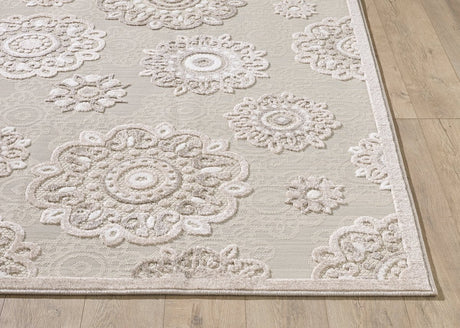KAS Calla 6933 Suzani Taupe Rug.