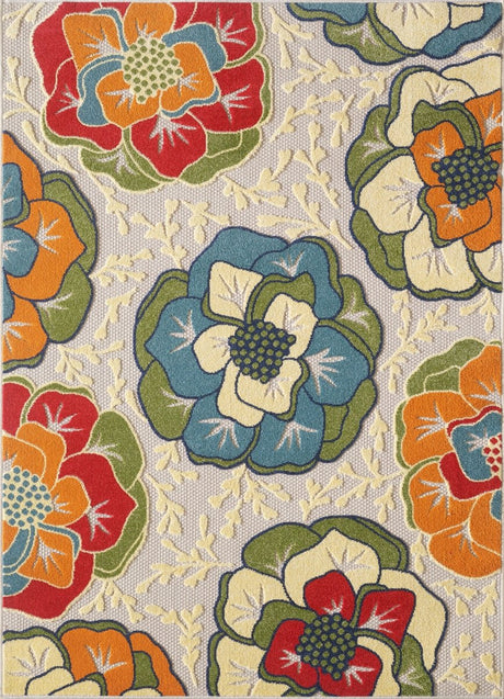 KAS Calla 6936 Flora Ivory Rug.