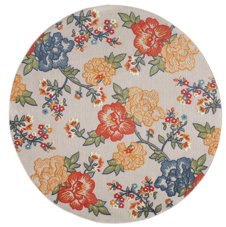 KAS Calla 6937 Floral Vine Ivory Rug.