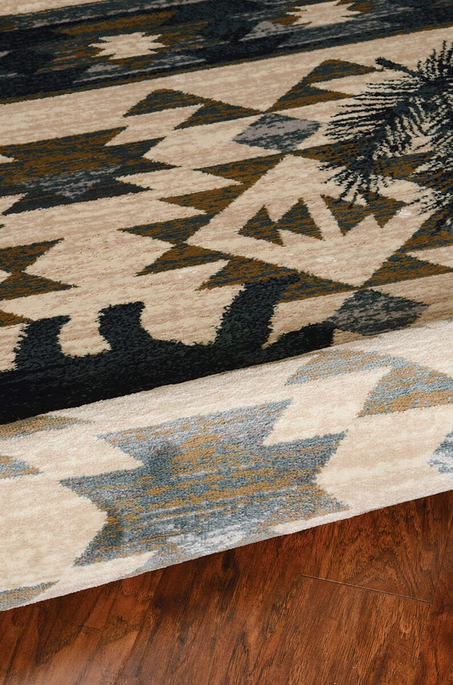 KAS Chester 5634 Montana Ivory / Blue Rugs - KAS - chs5634710x710ro