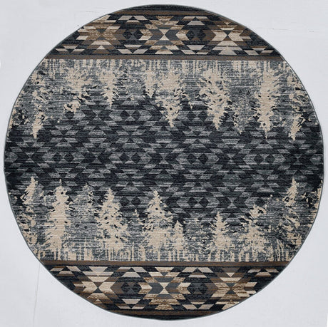 KAS Chester 5636 Pines Slate Blue Rugs.