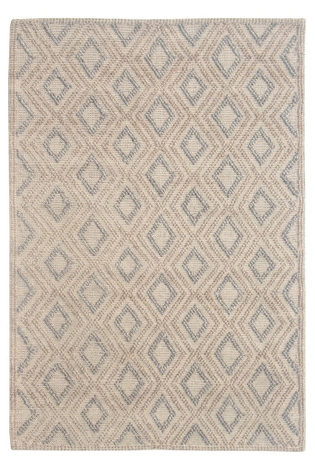 KAS Chloe 7722 Diamond Natural/Grey Rug.