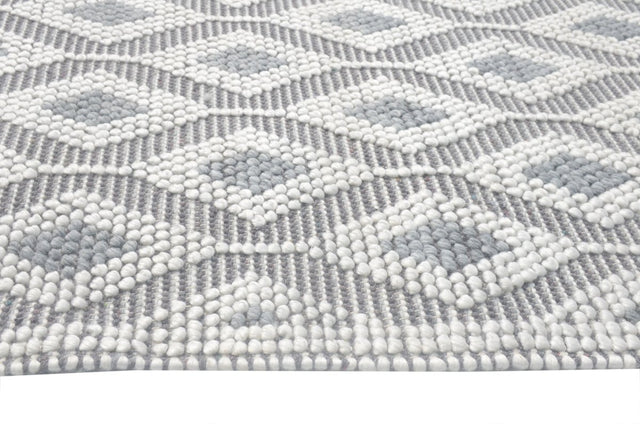 KAS Chloe 7723 Trellis Ivory/Grey Rug.