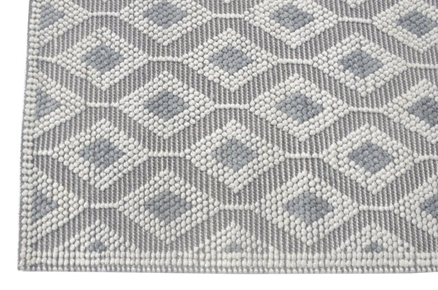 KAS Chloe 7723 Trellis Ivory/Grey Rug.