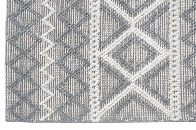 KAS Chloe 7725 Boho Grey/Ivory Rug.