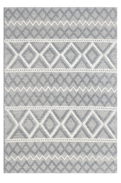 KAS Chloe 7725 Boho Grey/Ivory Rug.
