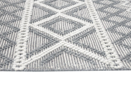 KAS Chloe 7725 Boho Grey/Ivory Rug.