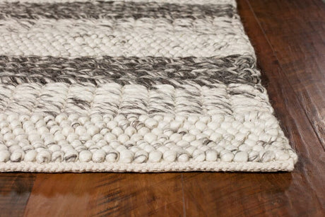 KAS Cortico 6158 Landscape Grey / White Rugs.