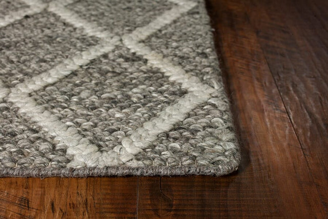 KAS Cortico 6162 Diamonds Dark Grey Rugs.