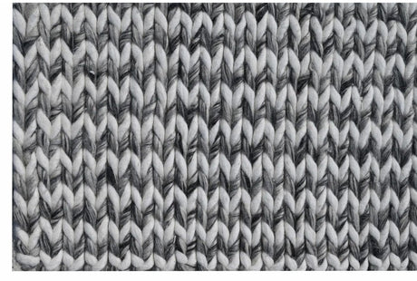 KAS Cortico 6165 Chevron Grey/Ivory Rug.