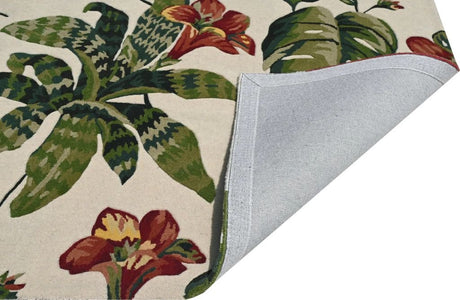 KAS Cove 3001 Tropical Island Ivory Rug.