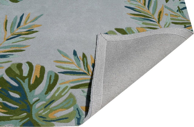 KAS Cove 3003 Tropics Grey/Green Rug.