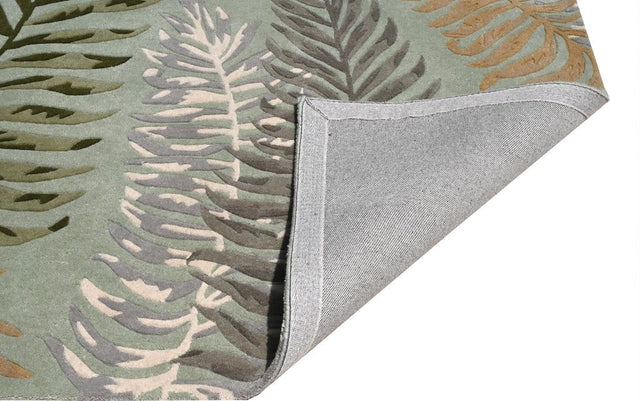 KAS Cove 3007 Ferns Seafoam Rug.