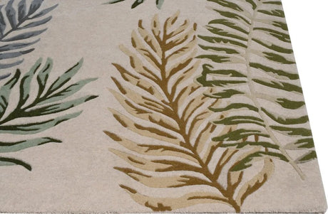 KAS Cove 3008 Ferns Ivory Rug.