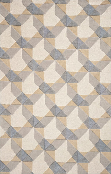 KAS Eternity 1060 Elements Ivory / Grey Rugs.