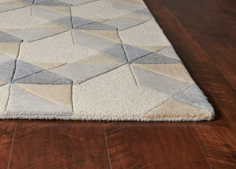 KAS Eternity 1060 Elements Ivory / Grey Rugs.