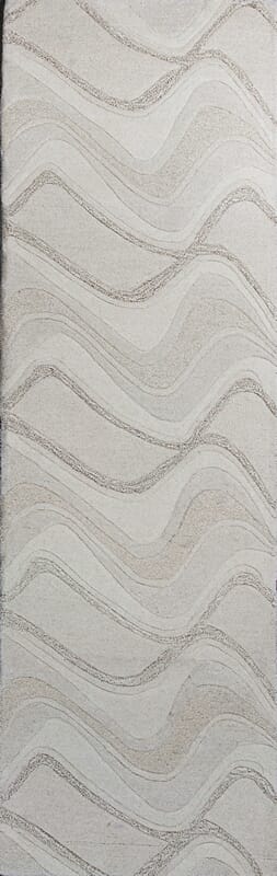 KAS Eternity 1085 waves Ivory Rugs.