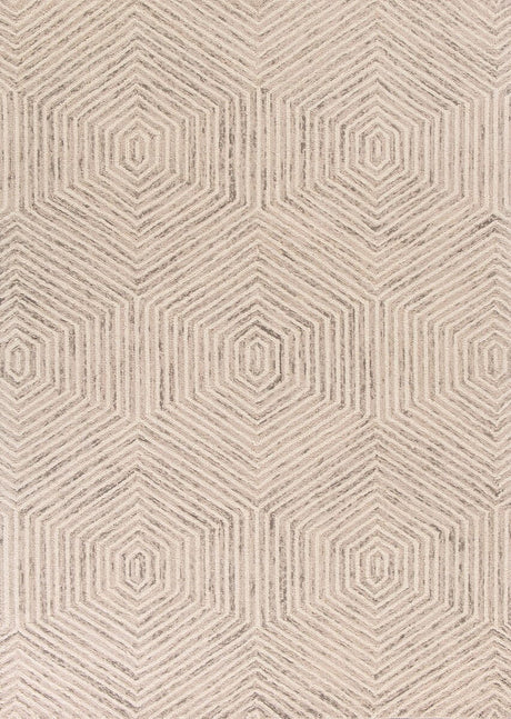 KAS Gramercy 1607 Honeycomb Ivory Rugs.