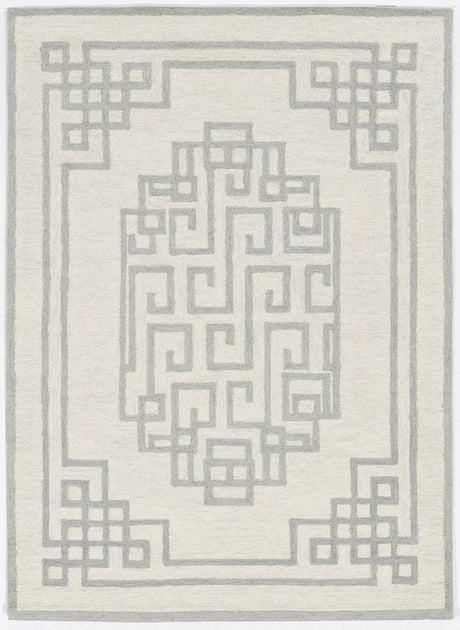 KAS Gramercy 1612 Maysville Ivory Grey Rugs.