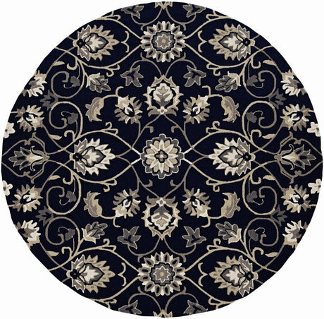 KAS Harbor 4206 Manor Navy Rugs.