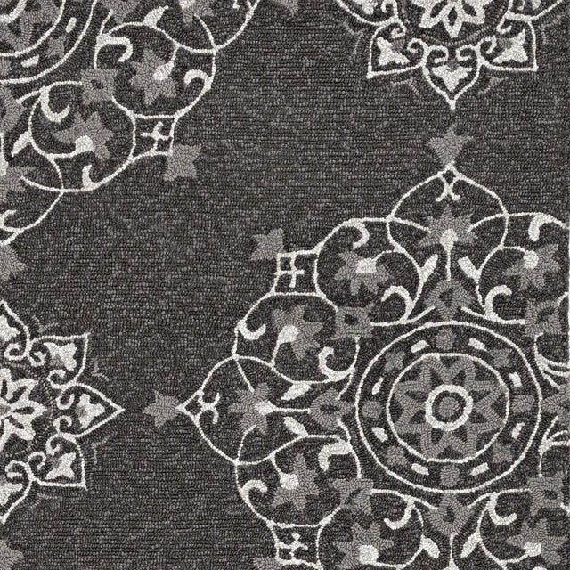 KAS Harbor 4207 Courtyard Charcoal Rugs.