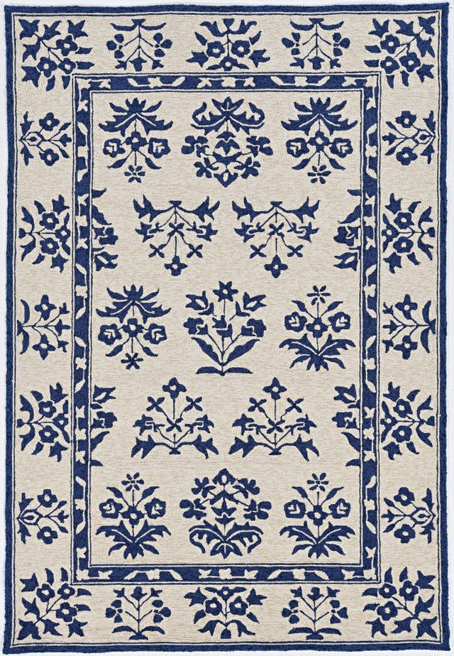 KAS Harbor 4208 Haven Sand/Blue Rugs.