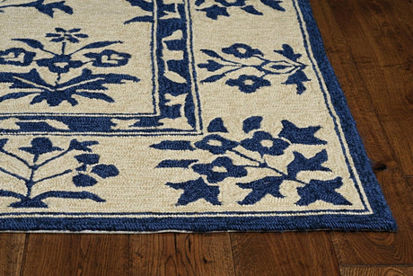 KAS Harbor 4208 Haven Sand/Blue Rugs.