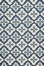 KAS Harbor 4210 Mosaic Ivory / Blue Rugs - KAS - har42102x3