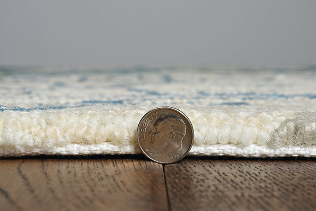 KAS Harbor 4211 Palms Ivory/Teal Rugs.