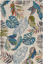 KAS Harbor 4211 Palms Ivory/Teal Rugs.