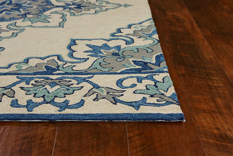 KAS Harbor 4238 Serafina Ivory / Blue Rugs.