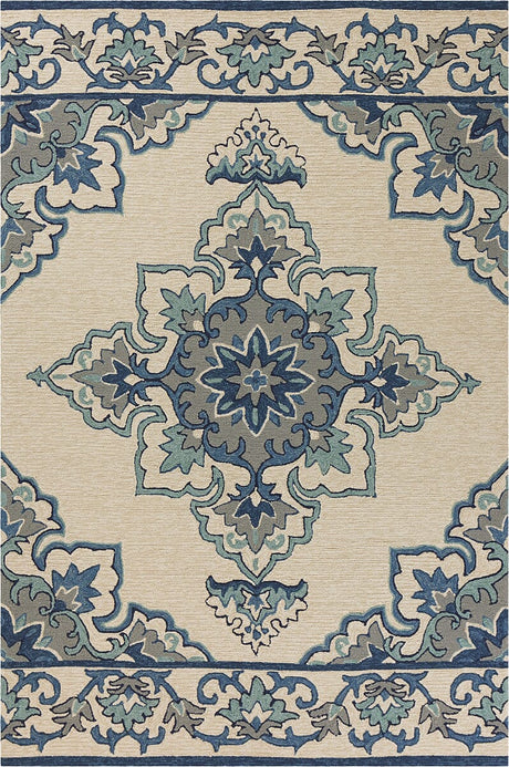 KAS Harbor 4238 Serafina Ivory / Blue Rugs.