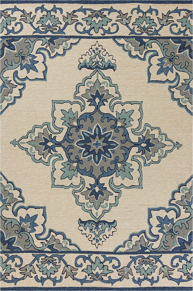 KAS Harbor 4238 Serafina Ivory / Blue Rugs.