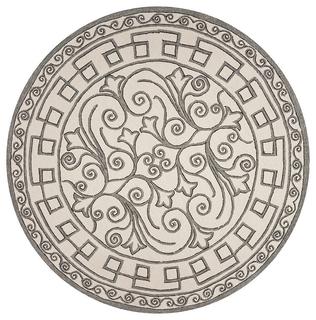 KAS Harbor 4246 Irongate Ivory / Grey Rugs.