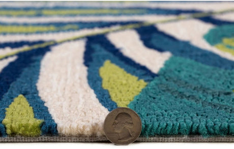 KAS Harbor 4247 Island Ivory/Blue Rug.