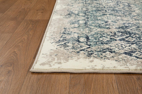 KAS Heritage 9372 Anna Ivory/Blue Rugs.