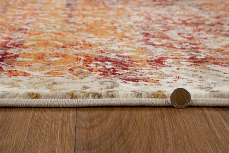 KAS Heritage 9373 Anna Ivory/Rust Rugs.
