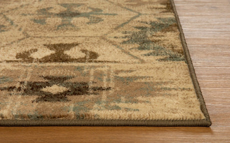 KAS Heritage 9375 Southwest Ivory/Blue Rug.