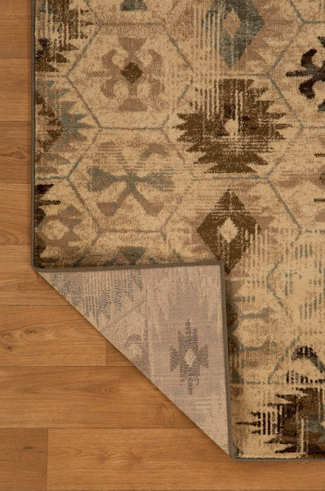 KAS Heritage 9375 Southwest Ivory/Blue Rug.