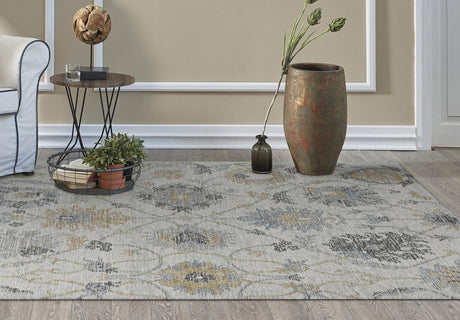 KAS Hudson 2461 Chandler Ivory Rugs.