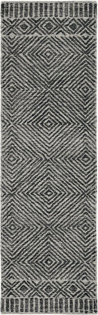 KAS Hudson 2463 Retreat Grey/Black Rugs.