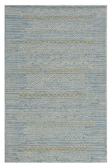 KAS Hudson 2466 Boho Blue Rug - KAS - hud24665x7