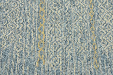 KAS Hudson 2466 Boho Blue Rug - KAS - hud24665x7