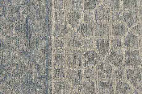 KAS Hudson 2467 Mosaic Blue/Grey Rug.
