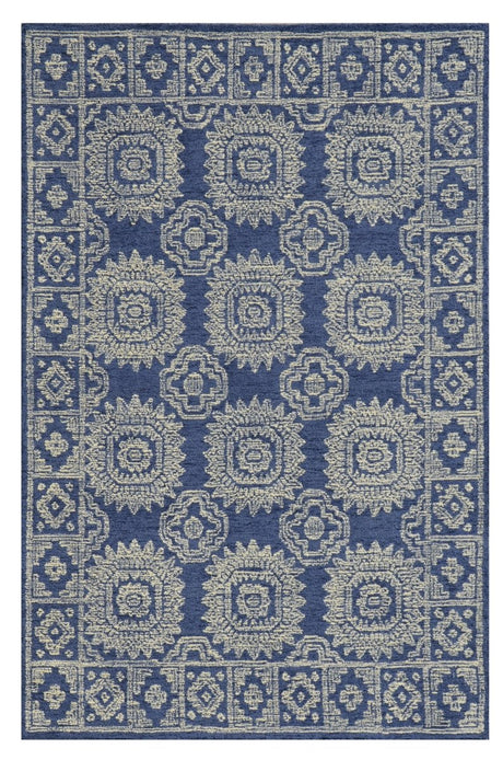 KAS Hudson 2469 Suzani Navy Rug - KAS - hud24695x7