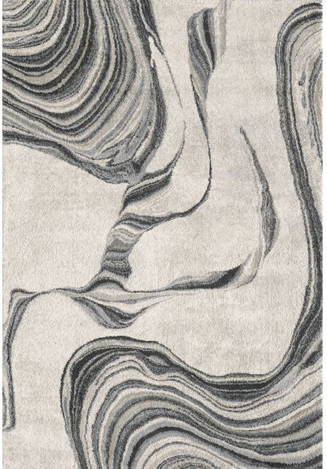 KAS Hue 4756 Marbled Stone Ivory Rug.