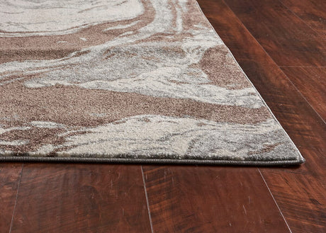 KAS Illusions 6217 Flow Mocha Rugs.